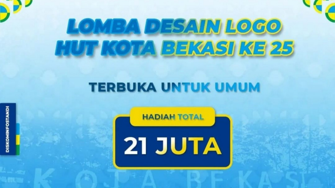 Total Hadiah Hingga 21 Juta, Lomba Desain Logo Kota Bekasi Ke-25