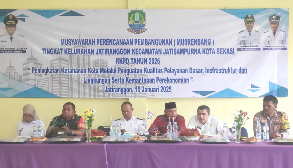 Musrenbang Jatiranggon Hasilkan 90 Usulan Prioritas Untuk Tahun 2026