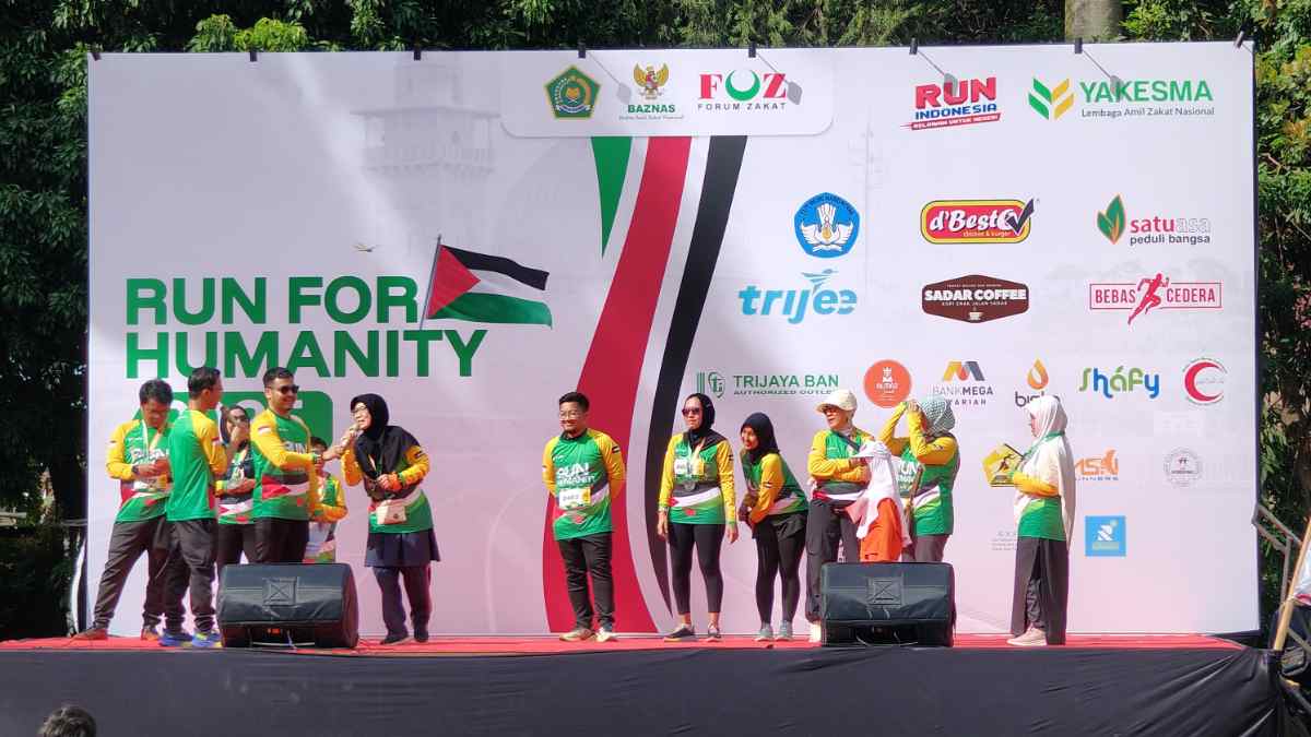 Yakesma Gelar Run For Humanity, Rp250 Juta Terkumpul untuk Gaza