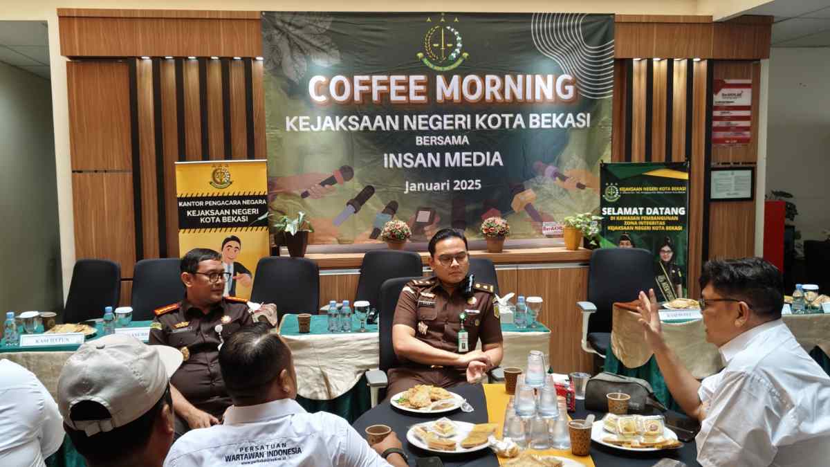Kejari Kota Bekasi Gelar Coffee Morning Bersama Insan Pers