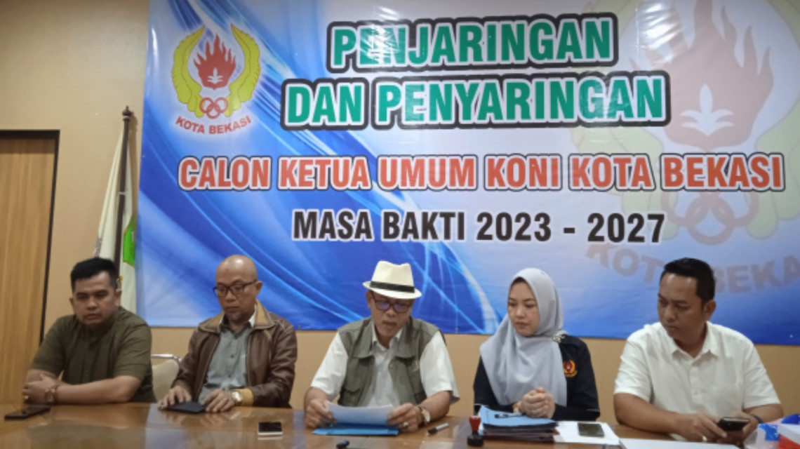 Tinggal Verifikasi, 6 Balon Ketua KONI Kota Bekasi Serahkan Formulir