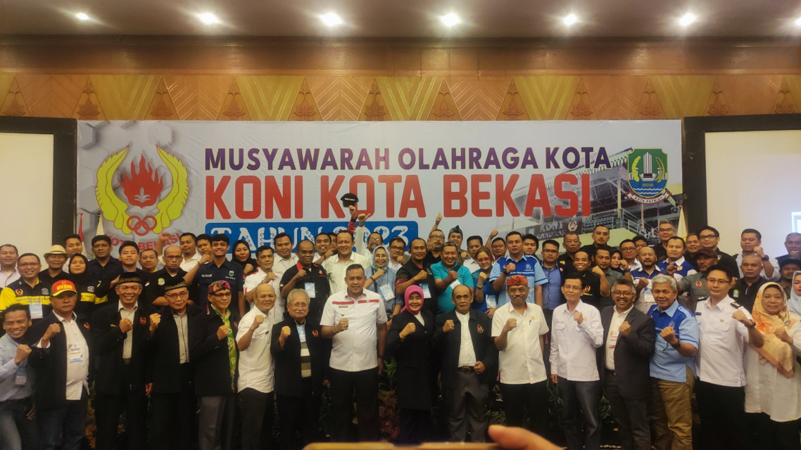 Sah, Tri Jadi Ketua Umum KONI Kota Bekasi Melalui Musyawarah Mufakat