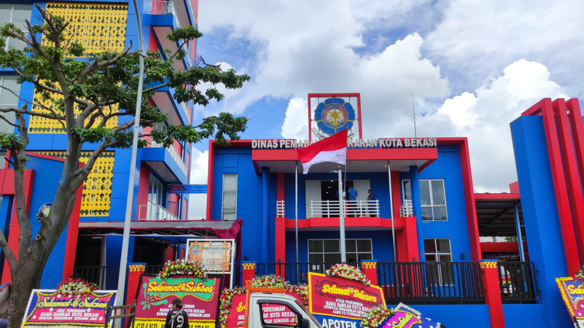 Tampak Megah, Mako Damkar Kota Bekasi Diresmikan