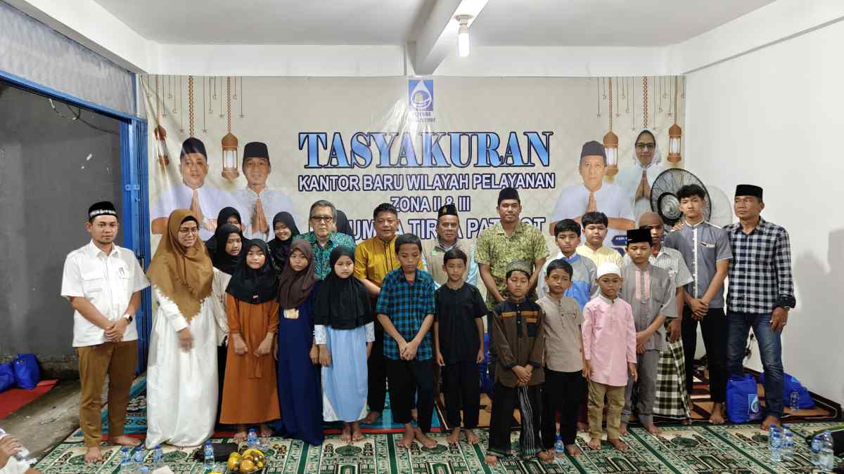 Syukuran Kantor Baru, Perumda Tirta Patriot Gelar Tasyakuran