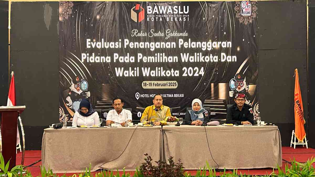 Bawaslu Kota Bekasi Catat 18 Dugaan Pelanggaran Pilkada 2024