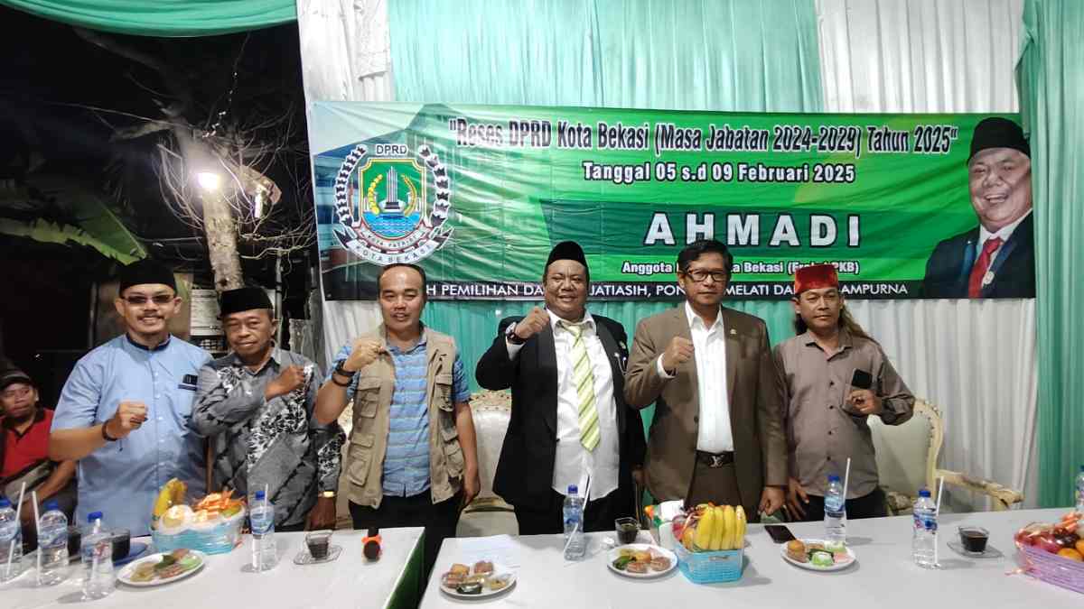 Ahmadi Gelar Reses, Janji Perjuangkan Pembangunan SMAN di Jatiasih