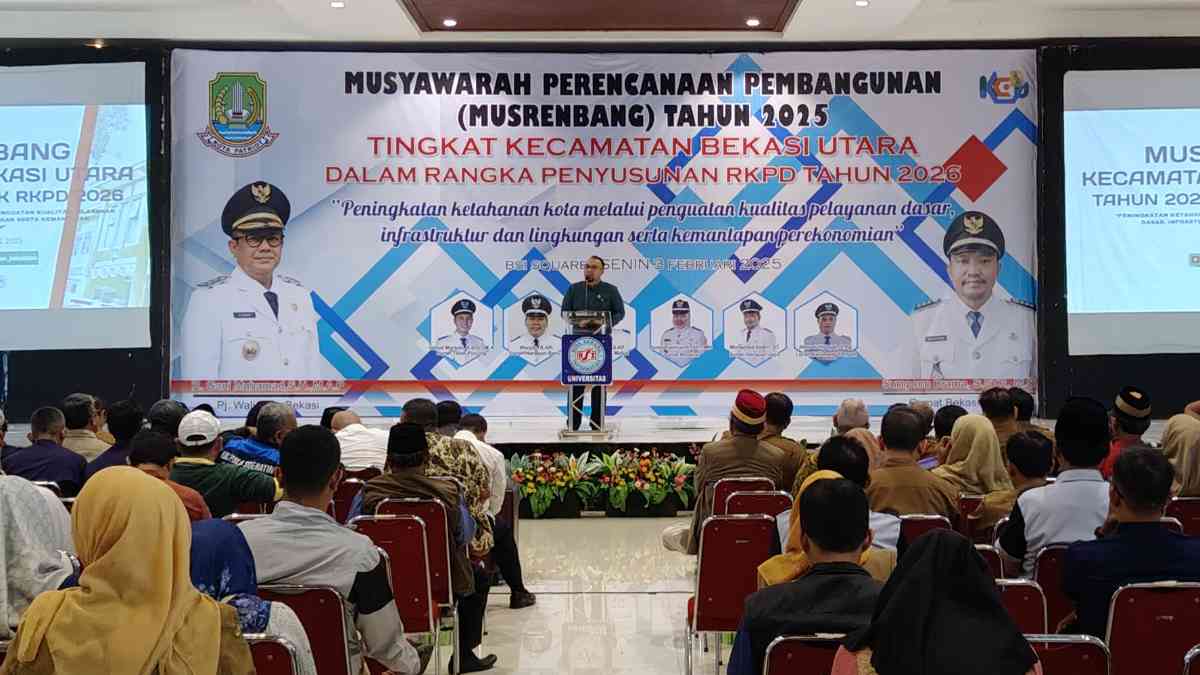 Musrenbang Bekasi Utara Kumpulkan 720 Usulan Pembangunan