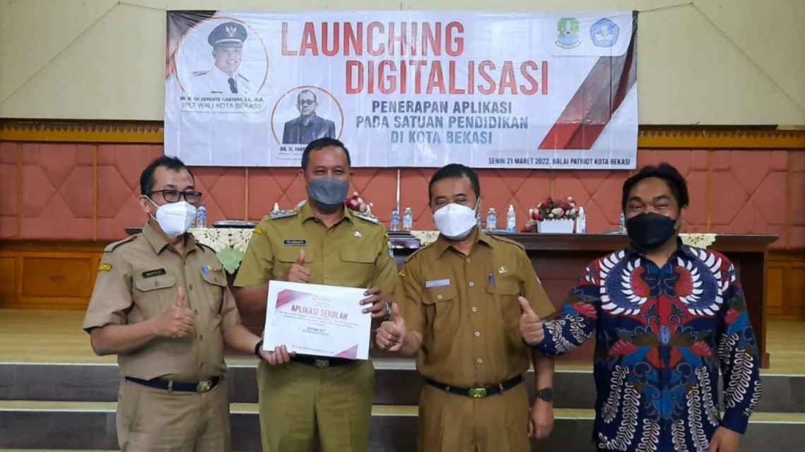 Launching Digitalisasi Penerapan Aplikasi Pada Satuan Pendidikan