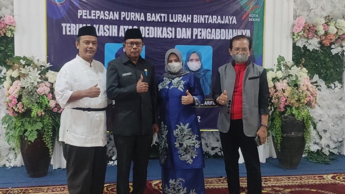 Zaenal Arifin Pensiun Sebagai Lurah Bintara Jaya