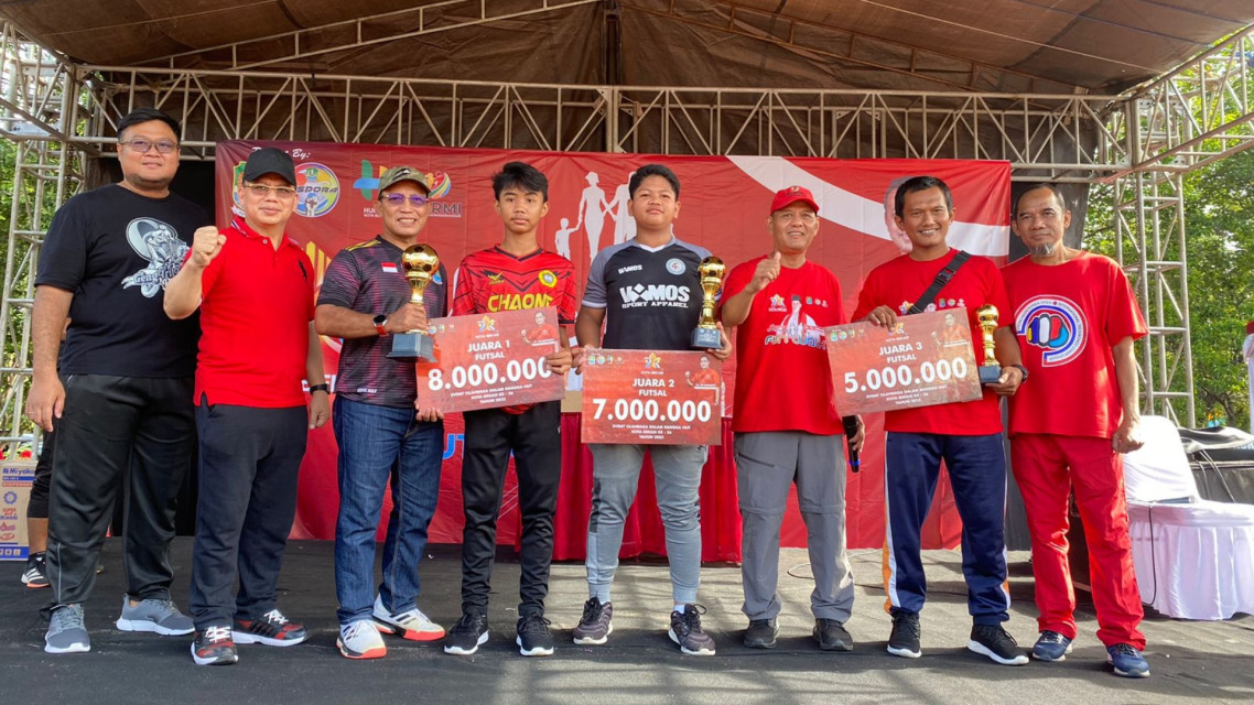 Dispora Cari Bibit Atlet di Ajang Turnamen Futsal Antar SMP Kota Bekasi 2023
