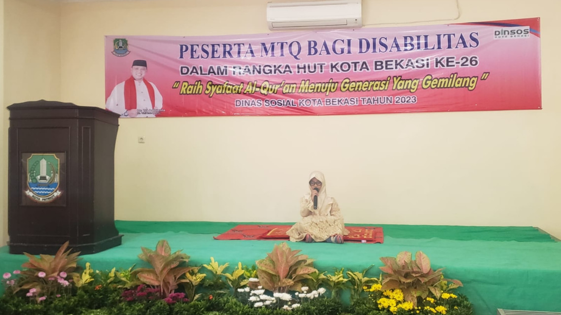 Dinsos Kota Bekasi Gelar MTQ Untuk Penyandang Disabilitas