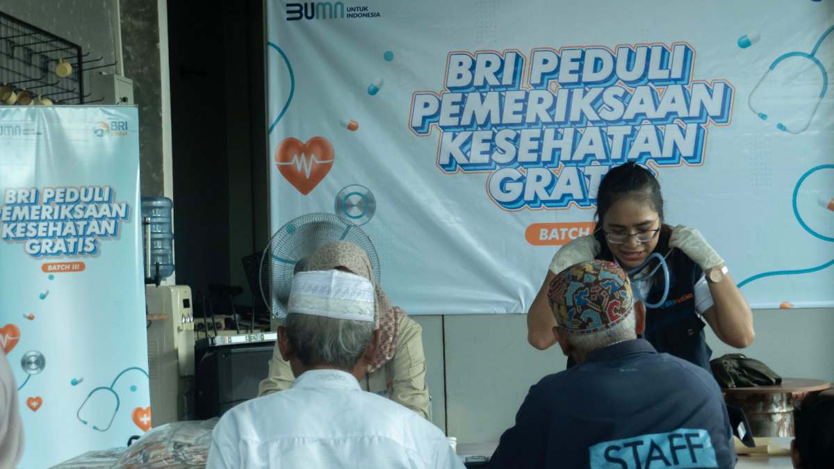 BRI Cabang Bekasi Juanda Gelar Pemeriksaan Kesehatan Gratis Batch 3
