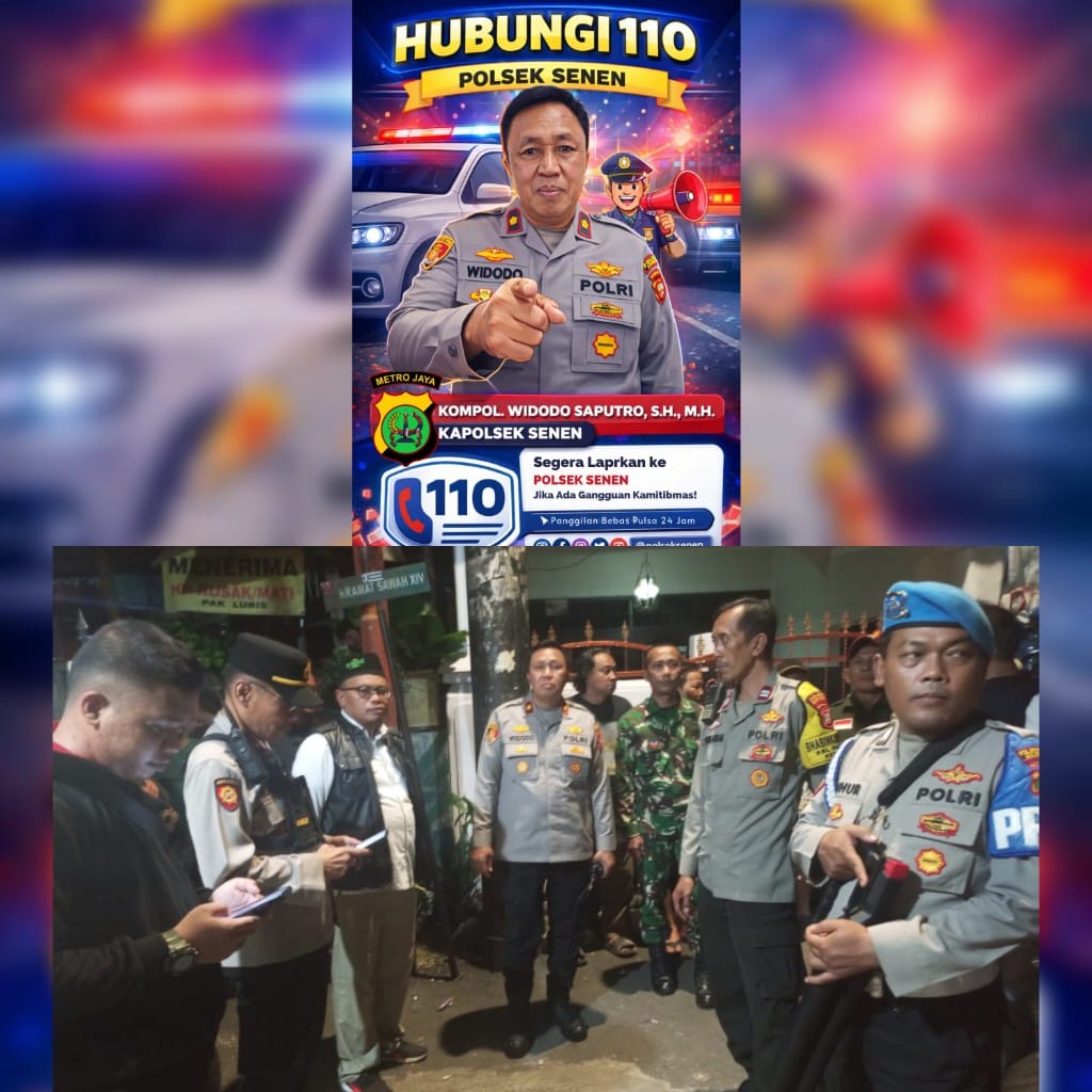 Tiga Pilar Sinergi Dalam "Jaga Jakarta Polsek Senen