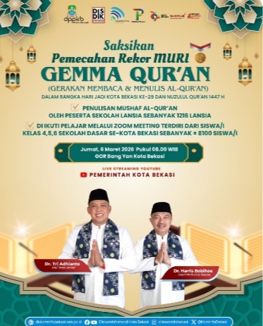 Pemkot Bekasi Gelar Pemecahan Rekor MURI GEMMA Qur’an