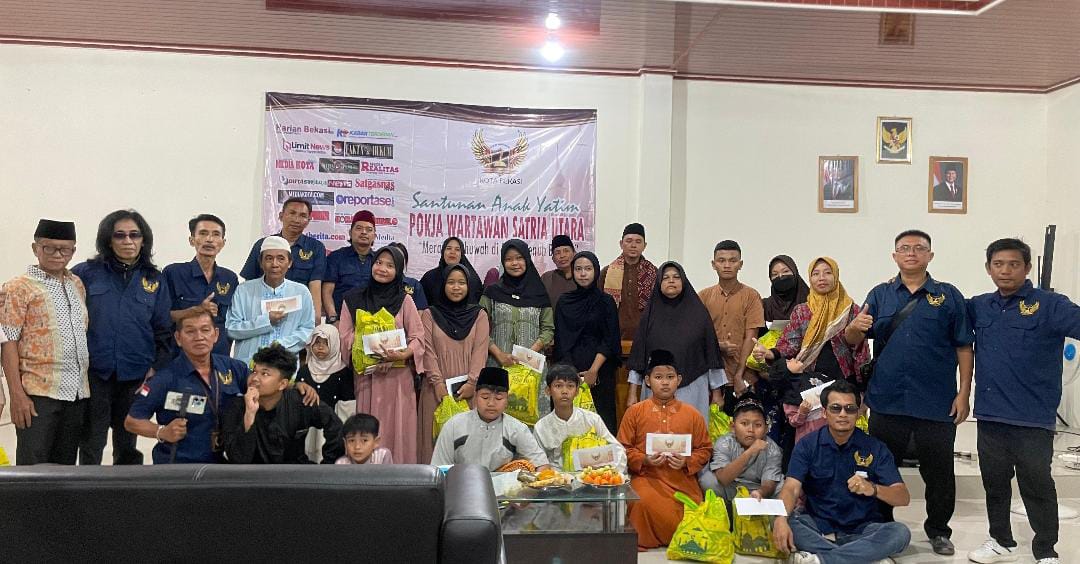 Ramadan Berkah, Pokja Wartawan Satria Utara Santuni Anak Yatim