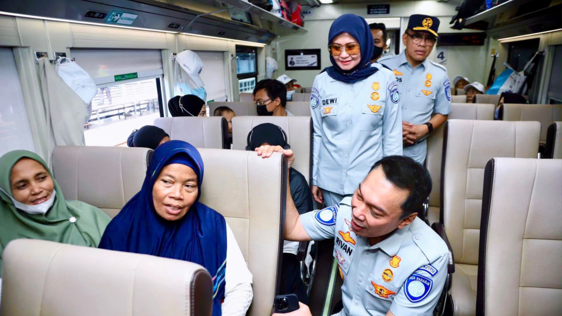 Program Mudik Gratis Bersama BUMN 2023 dengan Kereta Api