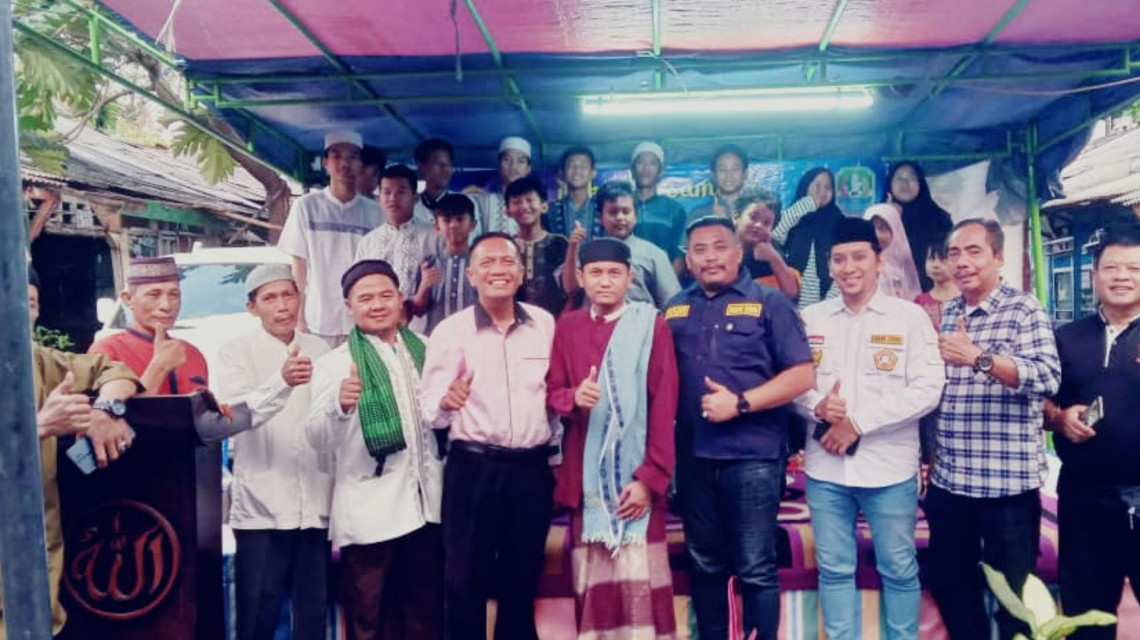 Bersilaturahmi di Bulan Ramadan, Karang Taruna Unit RW01 Adakan Santunan Anak Yatim