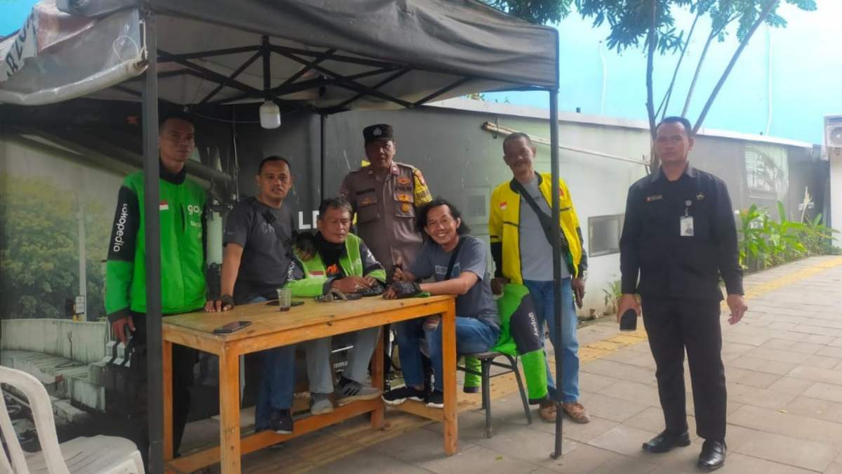 Berikan Imbauan Kamtibmas Pengumudi Ojek Online