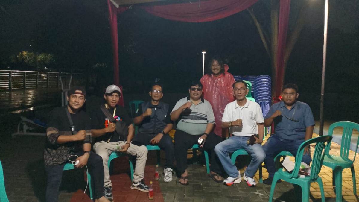 Lurah Ciketing Udik Ikutan Malam Persiapan Acara HPN Bekasi Raya