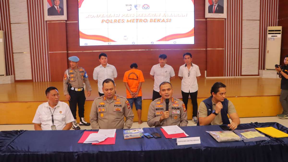 Reskrim Polres Bekasi Berhasil Ungkap Kasus Pencabulan Anak Tiri