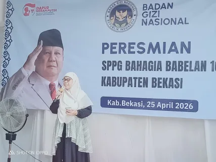 Ketua Komisi II DPRD Kabupaten Bekasi Hadiri Peresmian SPPG Bahagia Babelan 10