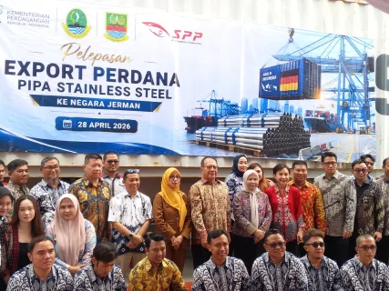 PT Stainless Prima Pipe Ekspor Perdana 20 Ton Pipa Stainless Steel ke Jerman