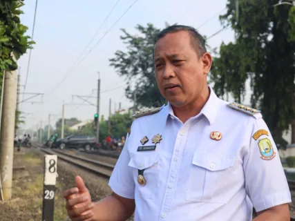 Dishub Kota Bekasi Siagakan Petugas di Perlintasan Sebidang Bulak Kapal dan Ampera