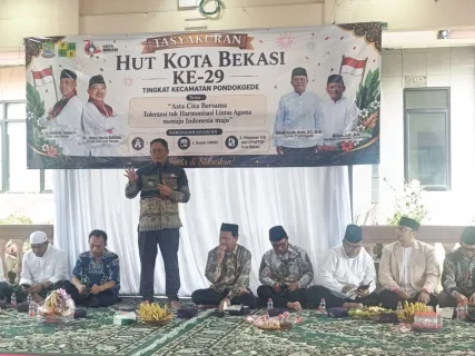 Tasyakuran HUT ke-29 Kota Bekasi di Pondok Gede Angkat Tema Toleransi dan Harmonisasi