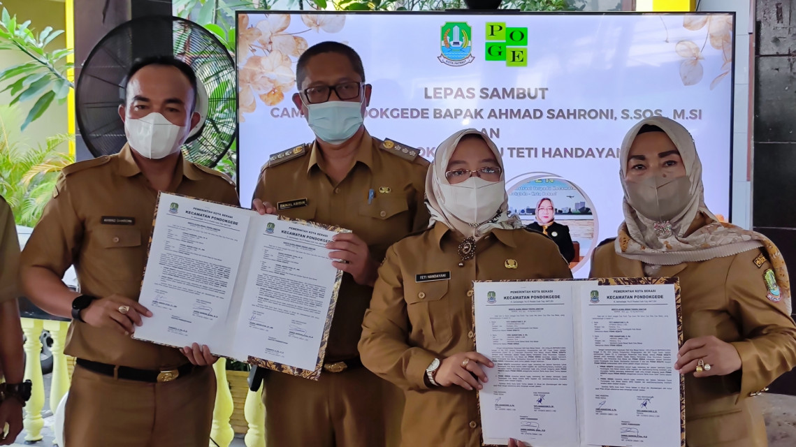 Pisah Sambut Camat dan Sekcam di Pondokgede