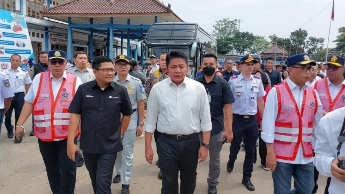 Direktur Jasa Raharja dan Menhub Cek kondisi arus balik Lebaran 2023 Sumsel