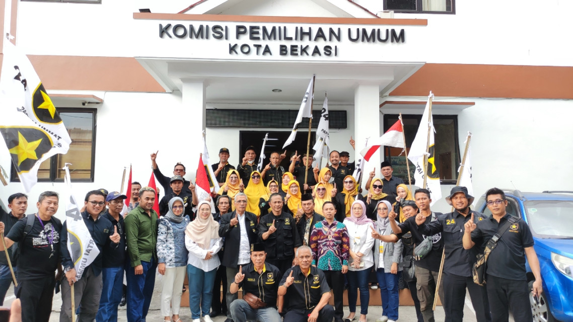 Partai Ummat Kota Bekasi Daftarkan 50 Bacaleg untuk Pemilu 2024