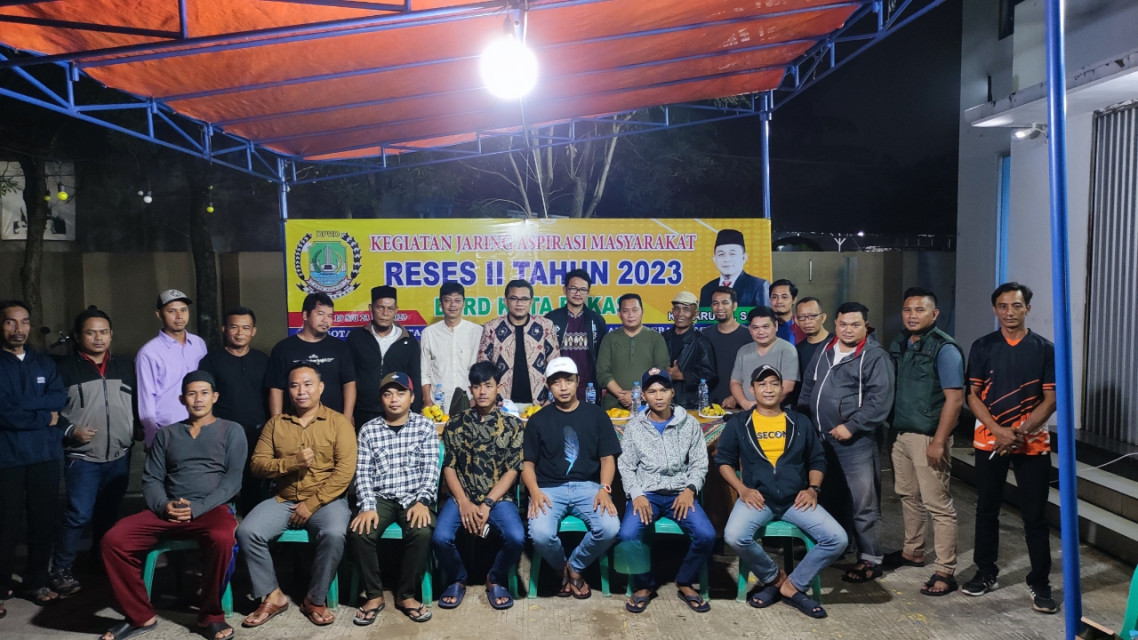 Komarudin Dengar Aspirasi Warga Terkait Saluran Air