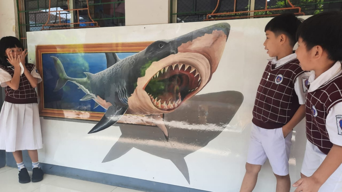 Hindari Rasa Bosan, Sekolah Ananda Bekasi Dilengkapi Lukisan 3 Dimensi