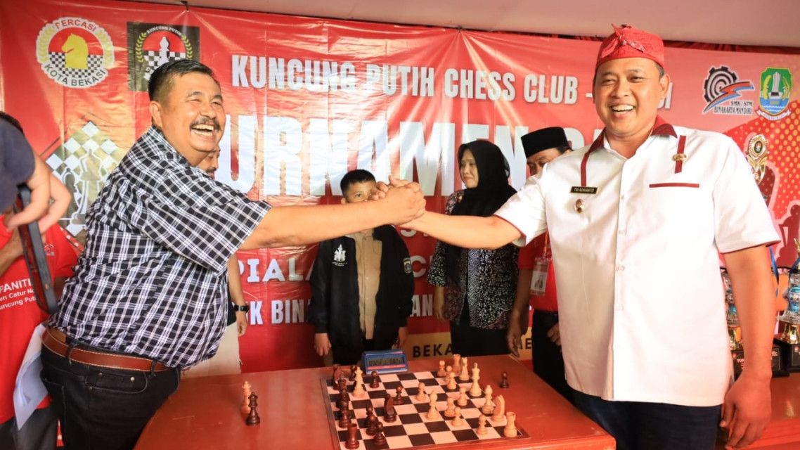 Junjung Sportivitas, 400 Peserta Catur Padati Kuncung Putih Cup I Bekasi