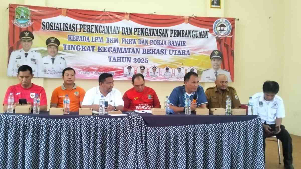 LPM Bekasi Utara Mengadakan Sosialisasi Pengawasan Pembangunan