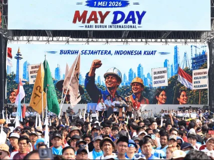 Polri Apresiasi Massa Buruh Sampaikan Aspirasi Tertib pada Peringatan May Day
