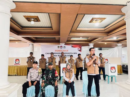 Pemilihan Anggota BPD Desa Sumberjaya Berjalan Lancar dan Kondusif