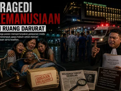 Dugaan Keterlambatan Penanganan Pasien di RS Asih Bintaro Jadi Sorotan