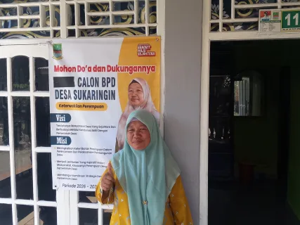 Ibu Mumu Menang Pemilihan BPD Desa Sukaringin, Siap Perjuangkan Aspirasi Warga