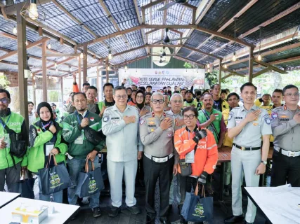 Jasa Raharja Dukung Program “Polantas Menyapa” di Pontianak