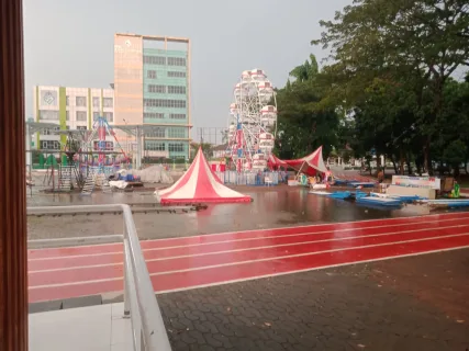 Diduga Belum Kantongi Izin, Arena Bermain di Alun-alun Hasibuan Kota Bekasi Tertunda Beroperasi