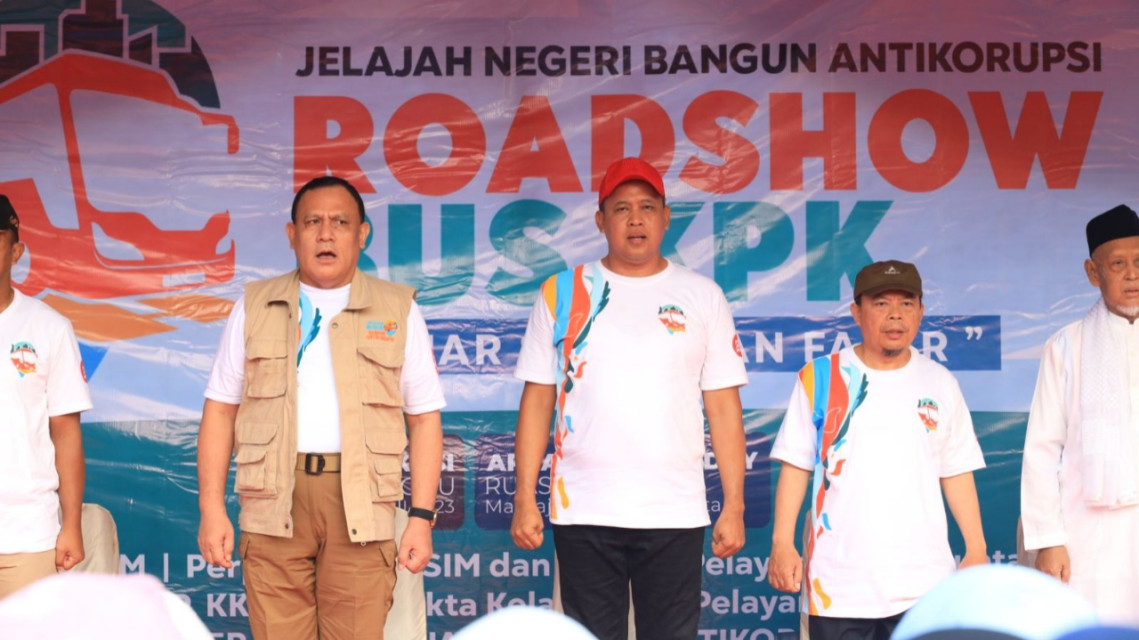 Roadshow Bus KPK Sosialisasi Anti Korupsi Hadir di Kota Bekasi