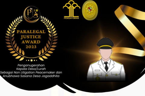 Dua Lurah Kota Bekasi Raih Penghargaan Paralegal Justice Award 2023