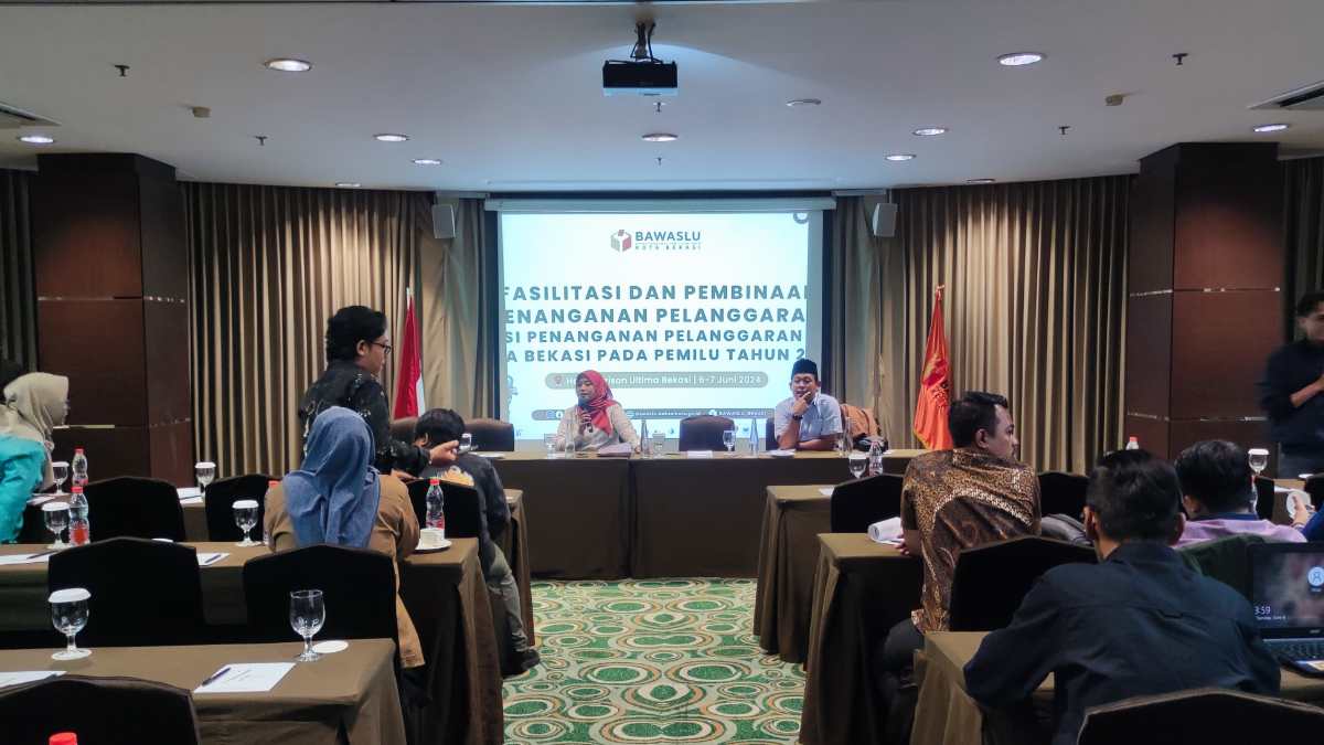 Bawaslu Kota Bekasi Evaluasi Pelanggaran Pemilu Legislatif 2024