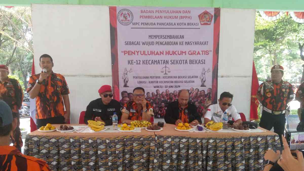 BPPH MPC Pemuda Pancasila Kota Bekasi, Gelar Penyuluhan Hukum Gratis