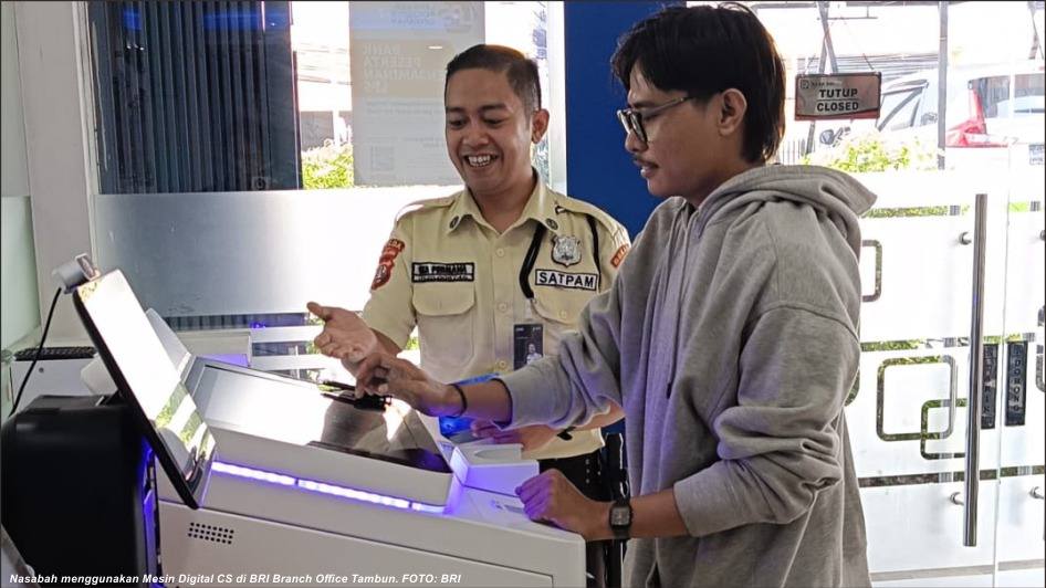Mesin Digital CS Kini Hadir di Kantor Cabang BRI Tambun