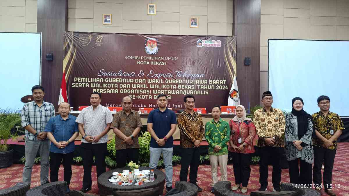 Sosialisasikan Pilkada, KPU Kota Bekasi Gandeng Insan Pers