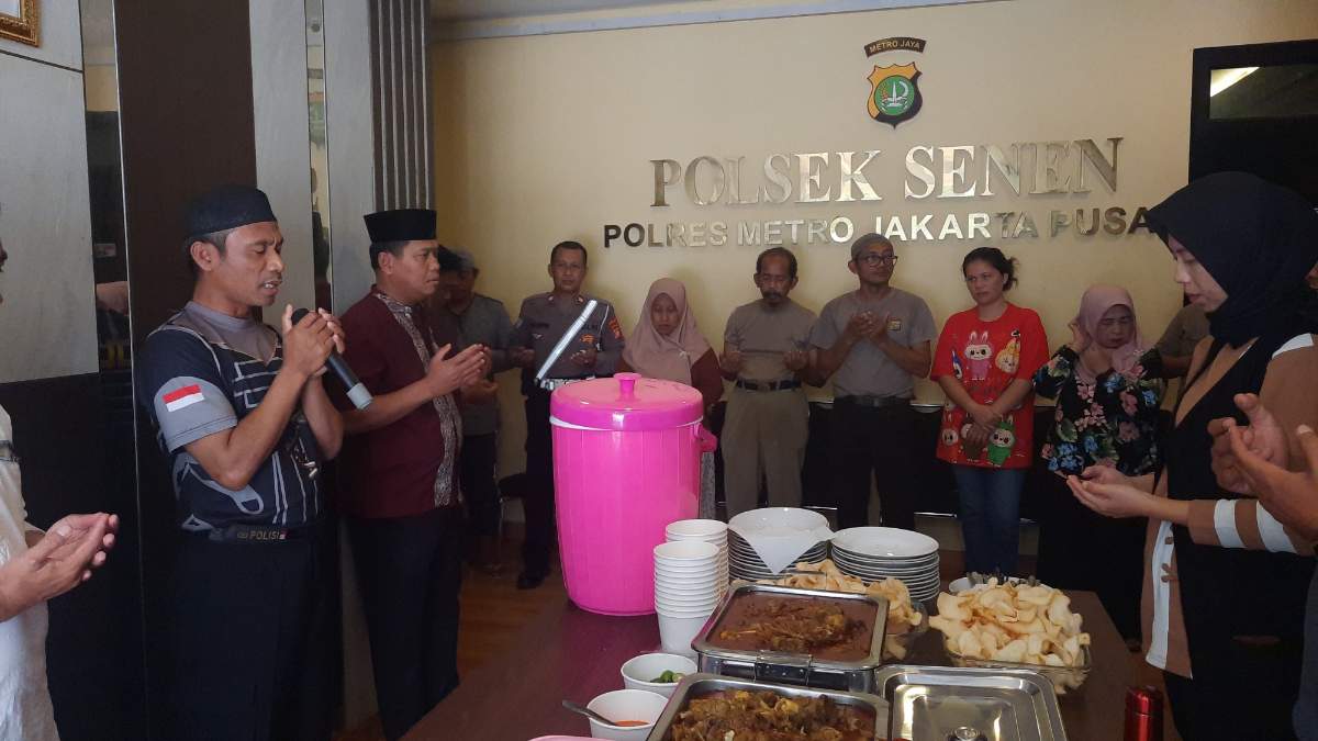 Halal Bihalal Iduladha Polsek Senen Pererat Silaturahmi