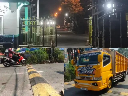 Diduga Langgar Aturan, Polisi Tidur Buatan Pribadi Berdiri di Jalan Arteri Bekasi