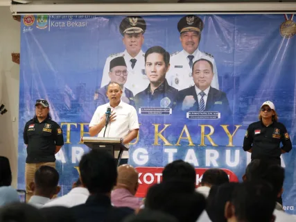 Wali Kota Bekasi Tekankan Pembangunan SDM dalam Temu Karya Karang Taruna VII Kota Bekasi